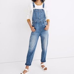 NWT Straight-Leg Overalls in Hickory Wash